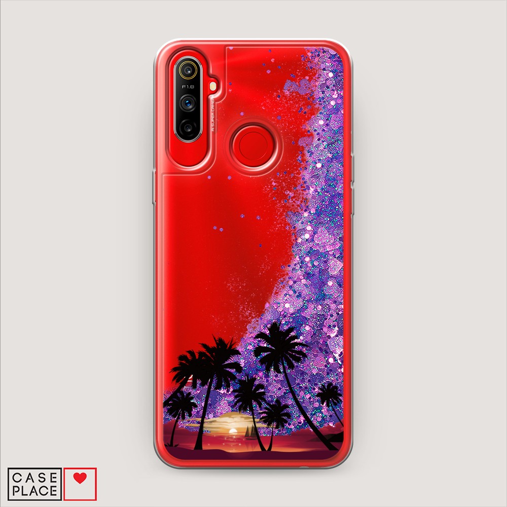 

Чехол Awog на Realme C3 "Закат и пальмы", Разноцветный, 253092-1