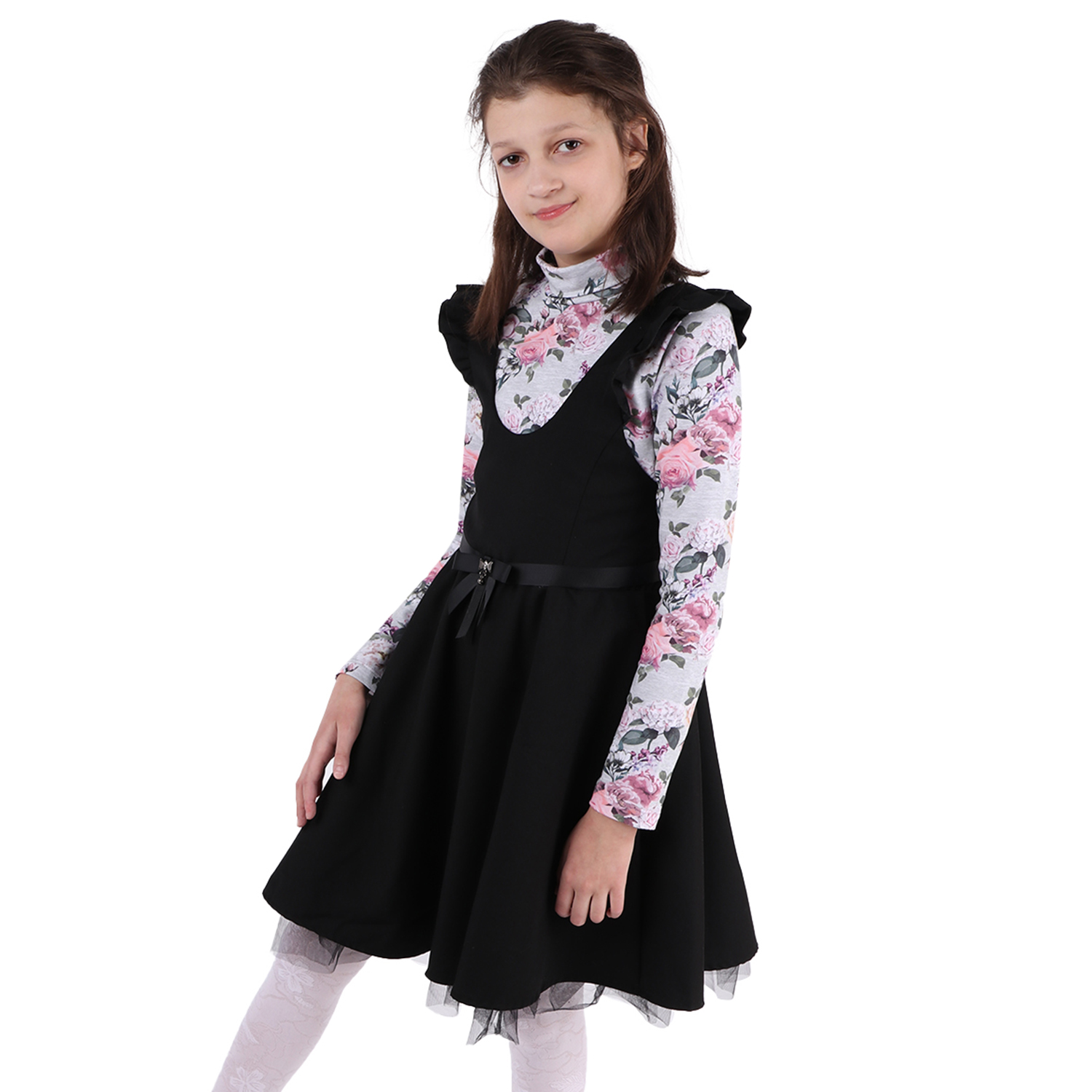 

Сарафан для детей Leader Kids DS202-g4-1-257 черный 122, DS202-G4-1-257