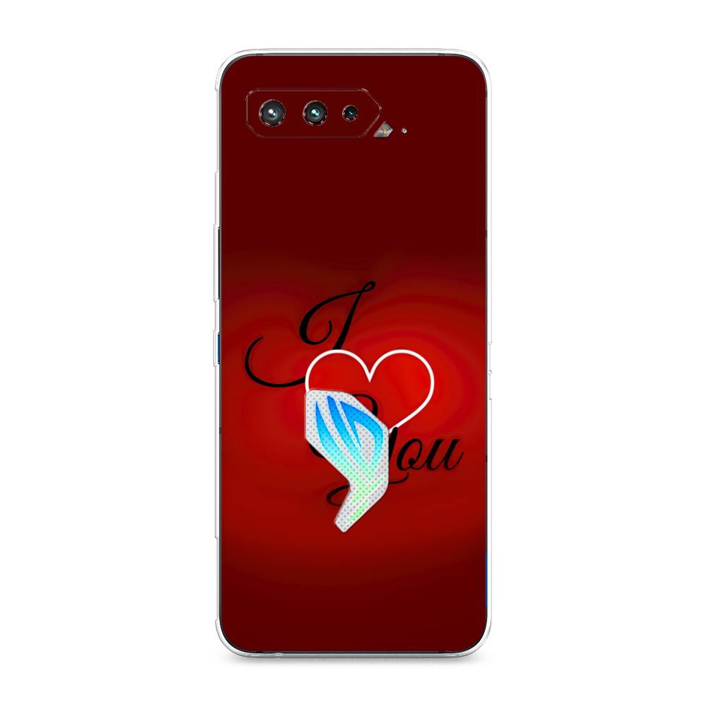 фото Чехол awog "i love you 3" для asus rog phone 5s