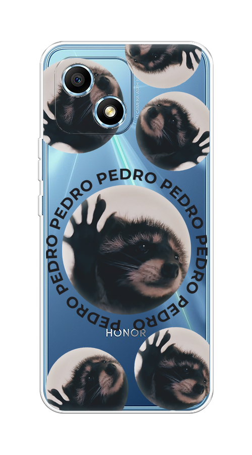 

Чехол на Honor Play 30 "Pedro енот", Черный;бежевый;прозрачный, 6108750-1