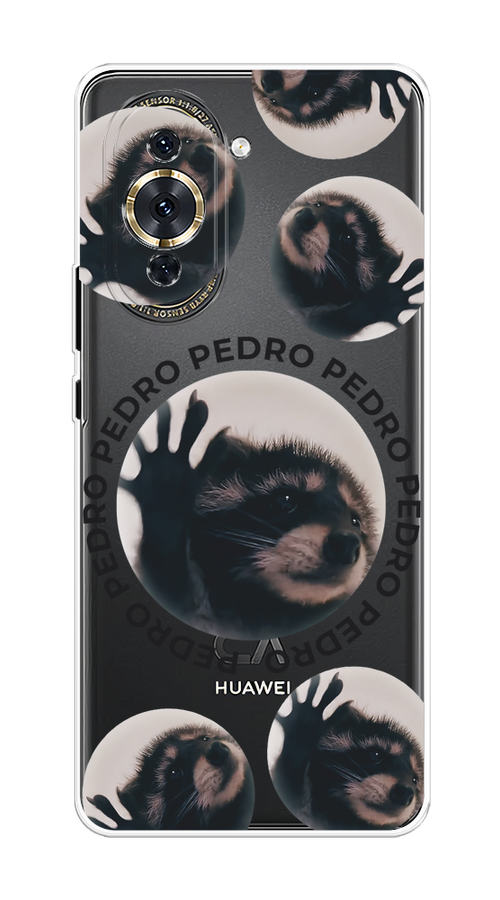

Чехол на Huawei Nova 10 Pro "Pedro енот", Черный;бежевый;прозрачный, 6109050-1