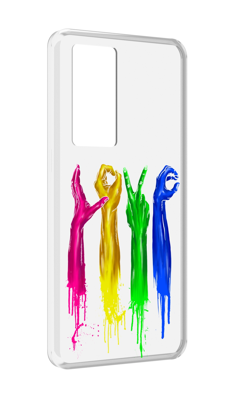 

Чехол MyPads яркие руки love для Realme GT Master Explorer Edition, Прозрачный, Tocco