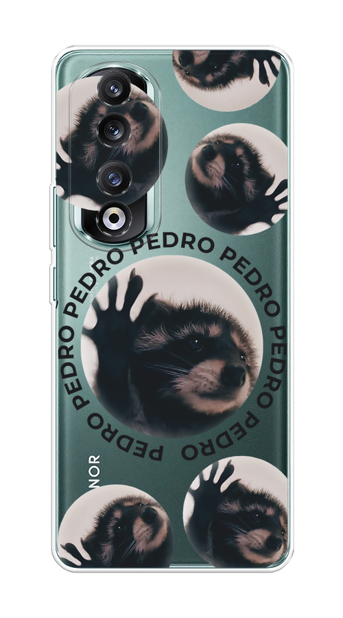 

Чехол на Honor 90 Pro "Pedro енот", Черный;бежевый;прозрачный, 6121550-1