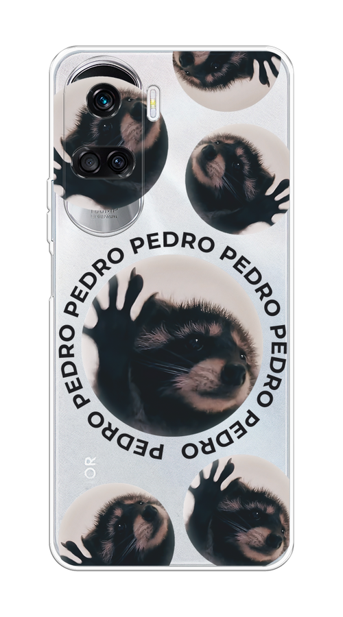 

Чехол на Honor 90 Lite "Pedro енот", Черный;бежевый;прозрачный, 6122350-1