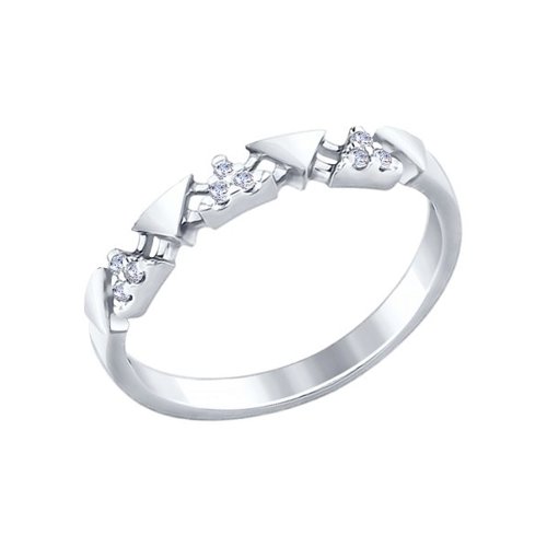 

Кольцо из серебра р. , SOKOLOV 94012263, фианит, 94012263
