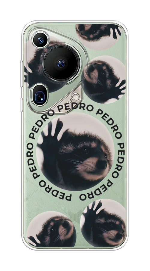 

Чехол на Huawei Pura 70 Ultra "Pedro енот", Черный;бежевый;прозрачный, 6124550-1