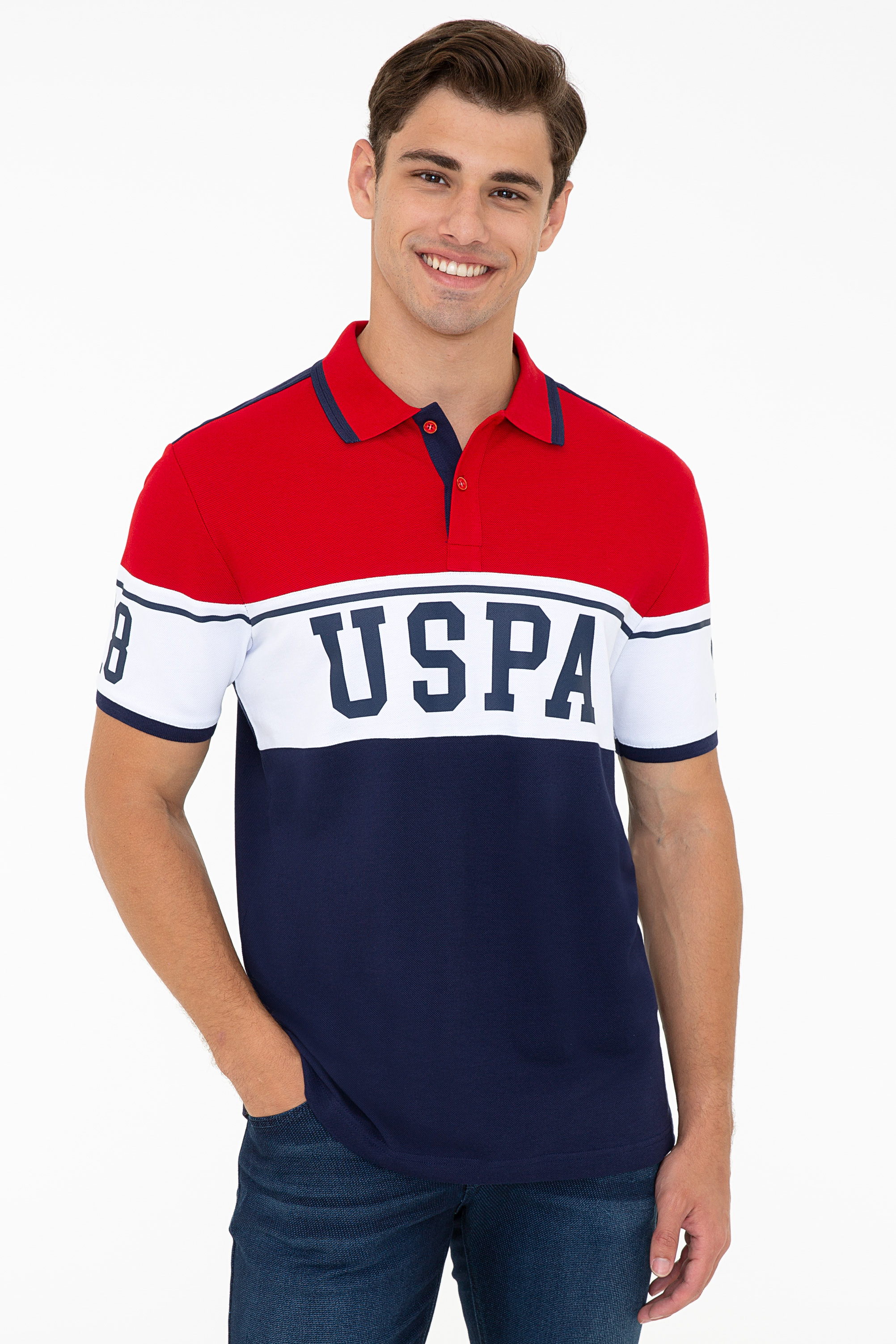 фото Футболка мужская u.s. polo assn. g081sz0110ponen красная 2xl