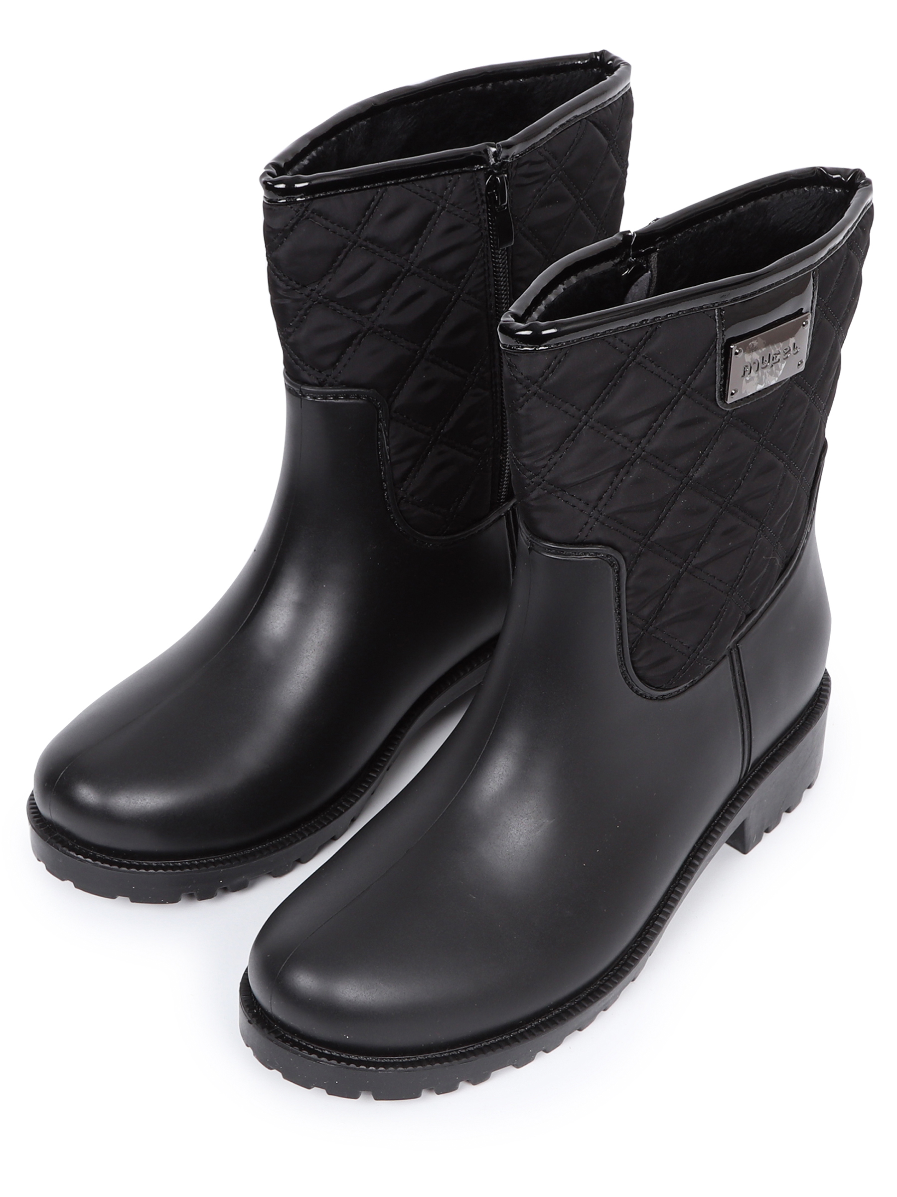 

Резиновые сапоги женские MUFEL Y931-1 черные 39 RU, Y931-1