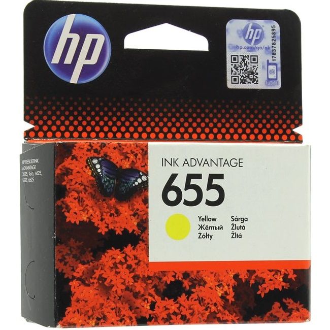 

Картридж струйный HP 655, желтый (CZ112AE), 655 (CZ112AE)