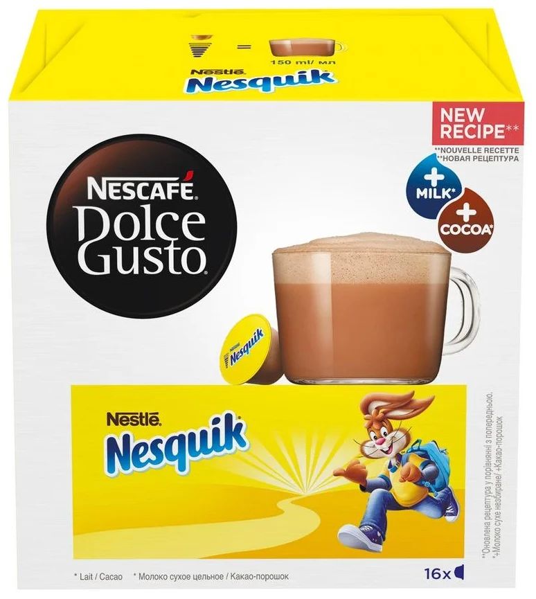 

Какао Nescafe Dolce Gusto Nesquik капсула 16 г