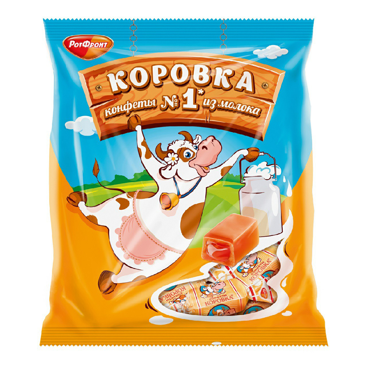 Конфеты карамельные Рот Фронт Коровка 180 г