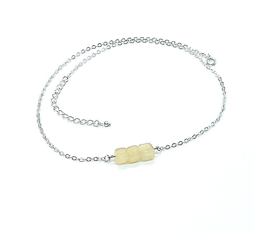 

Колье из металла 42-47 см art-jewellery АВТОРСКИЕ УКРАШЕНИЯ 1-000-018, цитрин, 1-000-018