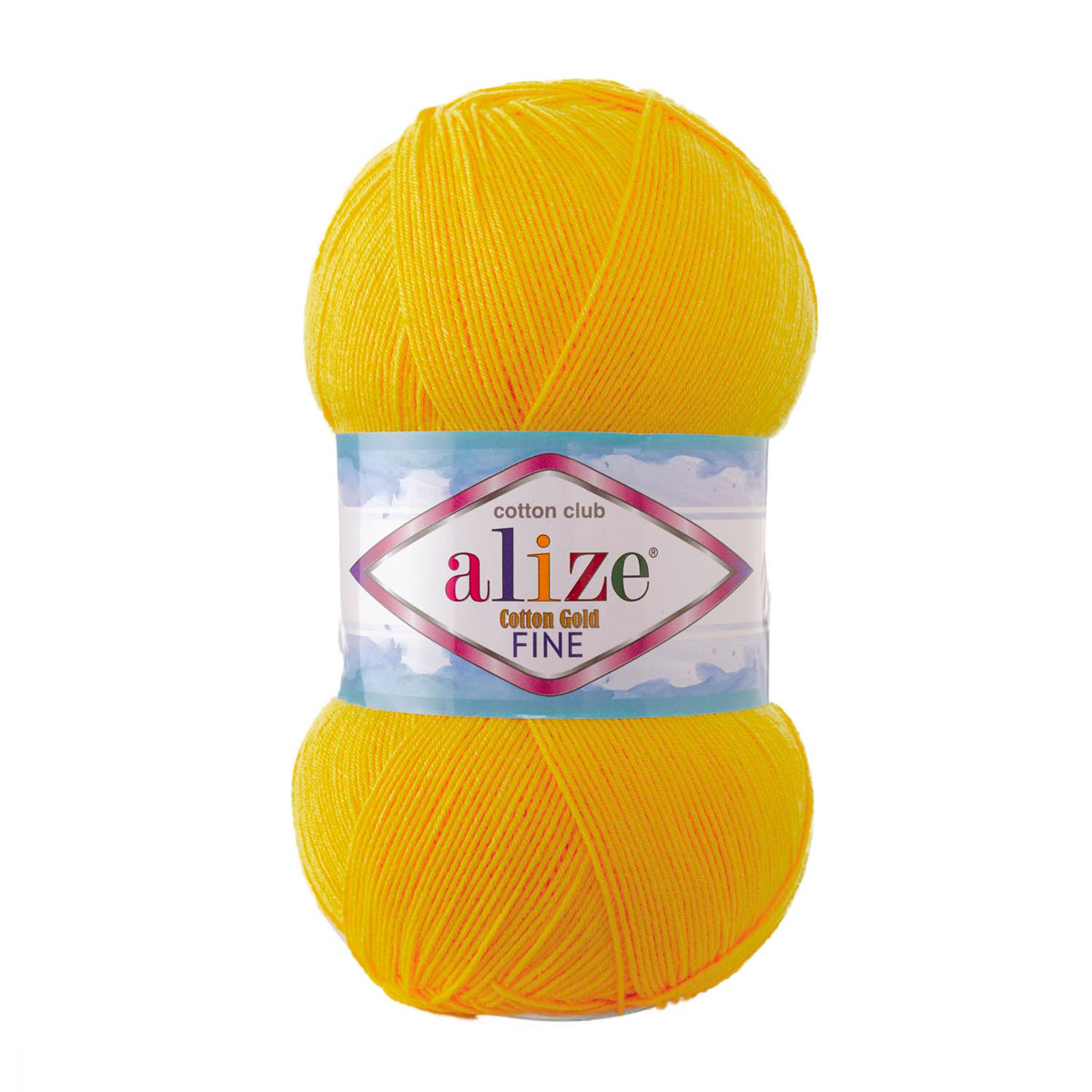 

Пряжа Alize 7731300_00013 COTTON GOLD FINE 216 желтый, COTTON GOLD FINE