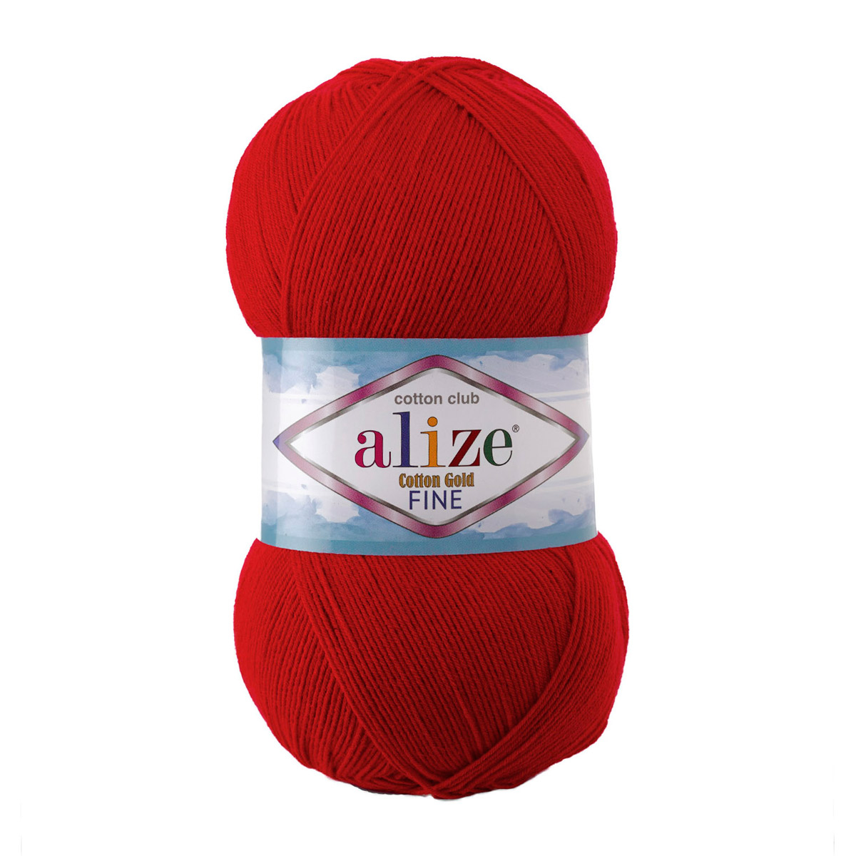 

Пряжа Alize 7731300_00022 COTTON GOLD FINE 56 красный, COTTON GOLD FINE