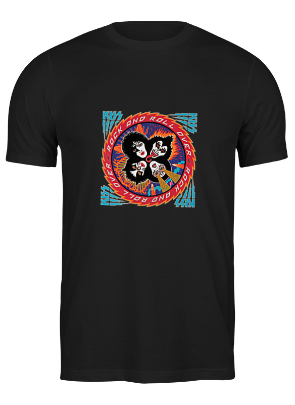 

Футболка мужская Printio Kiss band черная 2XL, Черный, Kiss band