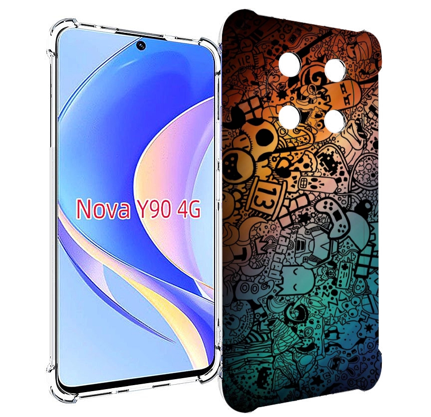 

Чехол MyPads стикеты в тени для Huawei Nova Y90 (CTR-LX1) / Enjoy 50 Pro, Tocco