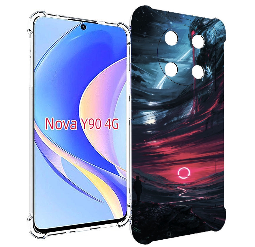 

Чехол MyPads страшный мир для Huawei Nova Y90 (CTR-LX1) / Enjoy 50 Pro, Tocco