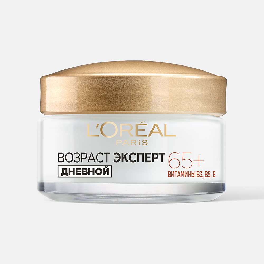 Крем L'Oreal Paris возраст эксперт, против морщин, питательный, дневной, 65+, 50 мл