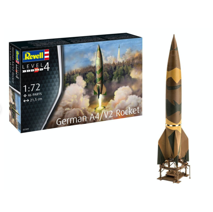 фото Сборная модель немецкая баллистическая ракета a4/v2 rocket revell