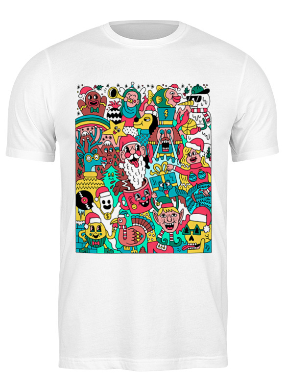 

Футболка мужская Printio Merry christmas белая 2XL, Белый, Merry christmas