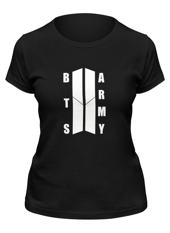 

Футболка женская Printio Bts черная 2XL, Черный, Bts