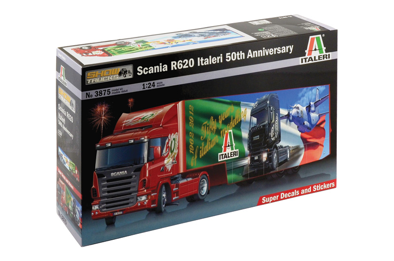 фото Сборная модель italeri 1/24 scania r620 italeri 50th anniversary 3875