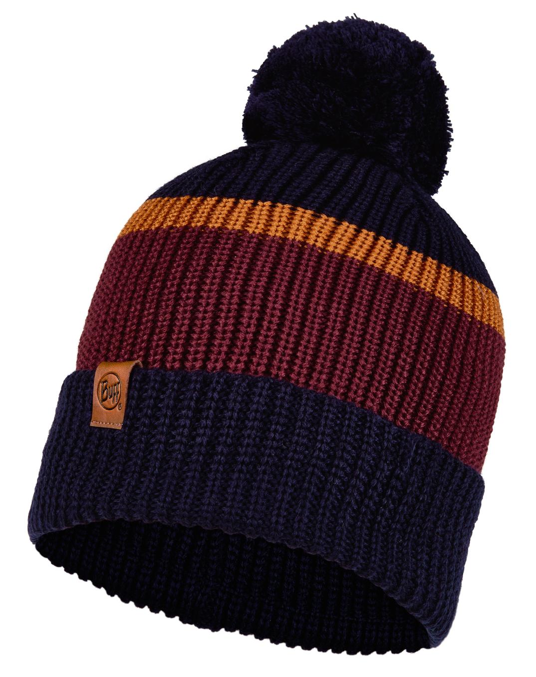 

Шапка Buff Knitted Hat Elon Night Blue, Синий;красный;оранжевый