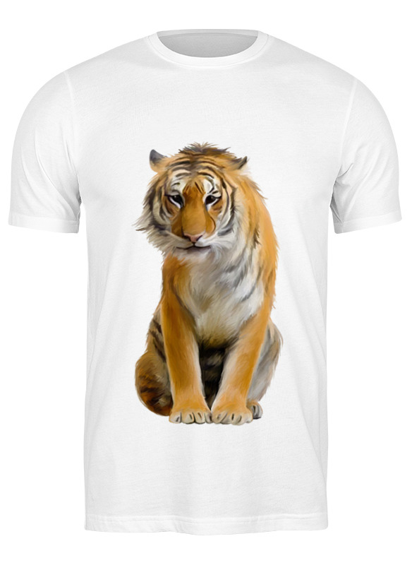 

Футболка мужская Printio Тигрица белая 2XL, Белый, Тигрица