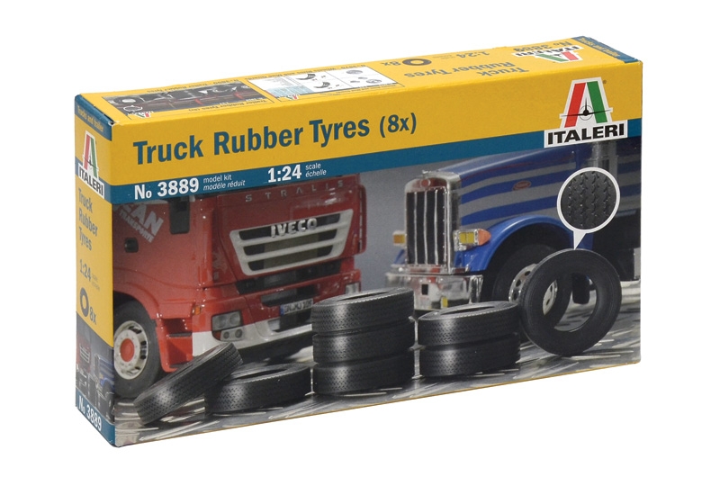 

Сборная модель Italeri 1/24 Truck Rubber Tyres 3889