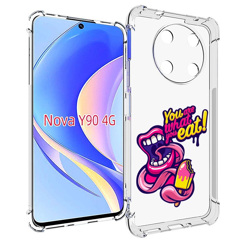 

Чехол MyPads ты-то-что-ты-ешь для Huawei Nova Y90 (CTR-LX1) / Enjoy 50 Pro, Tocco