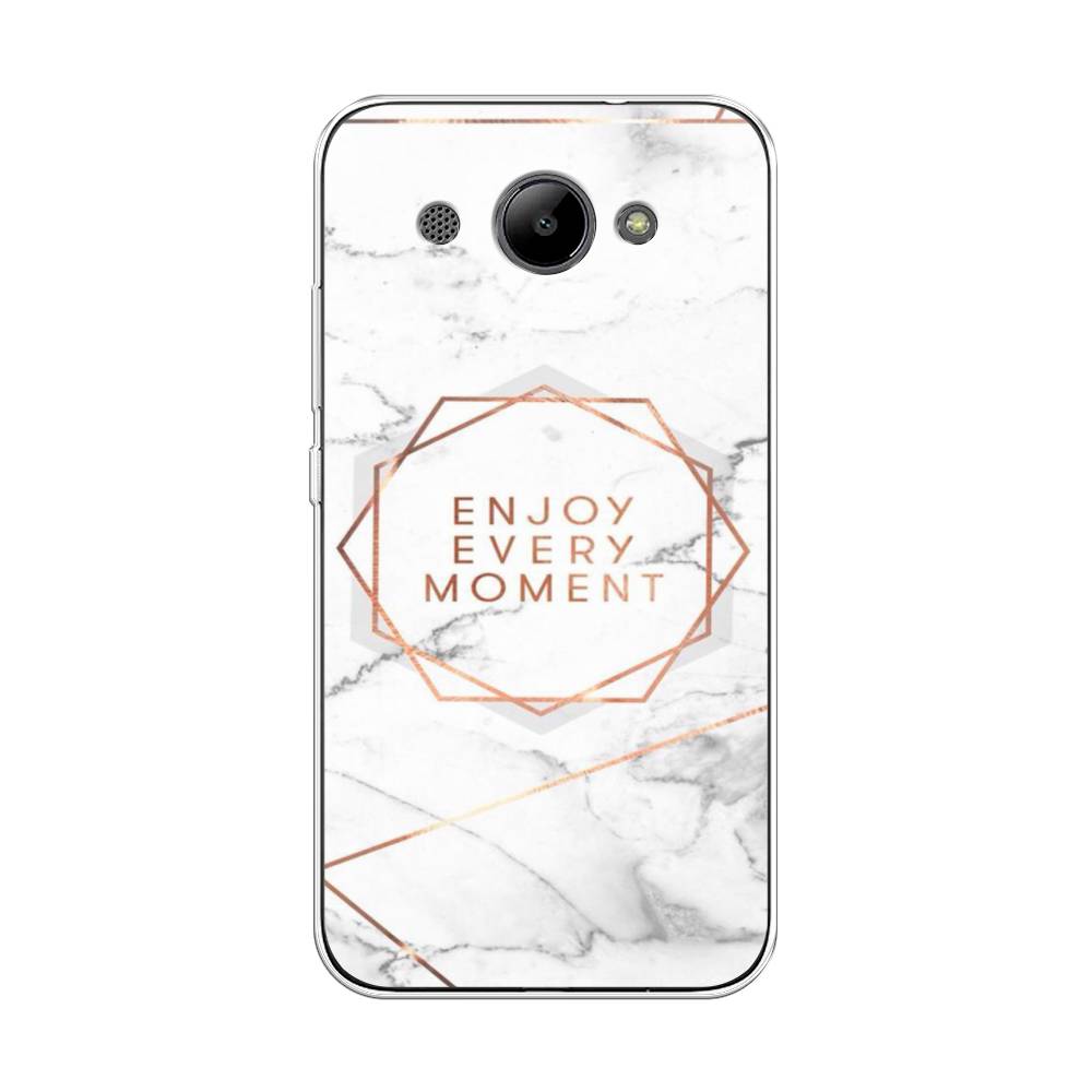 

Чехол Awog "Enjoy every moment мрамор" для Huawei Y3 2017, 62650-7