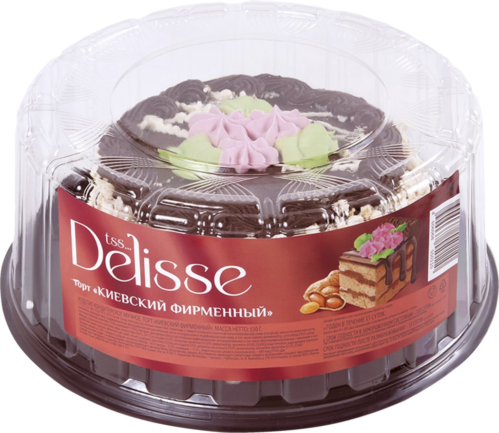 

Торт Delisse Киевский 550 г