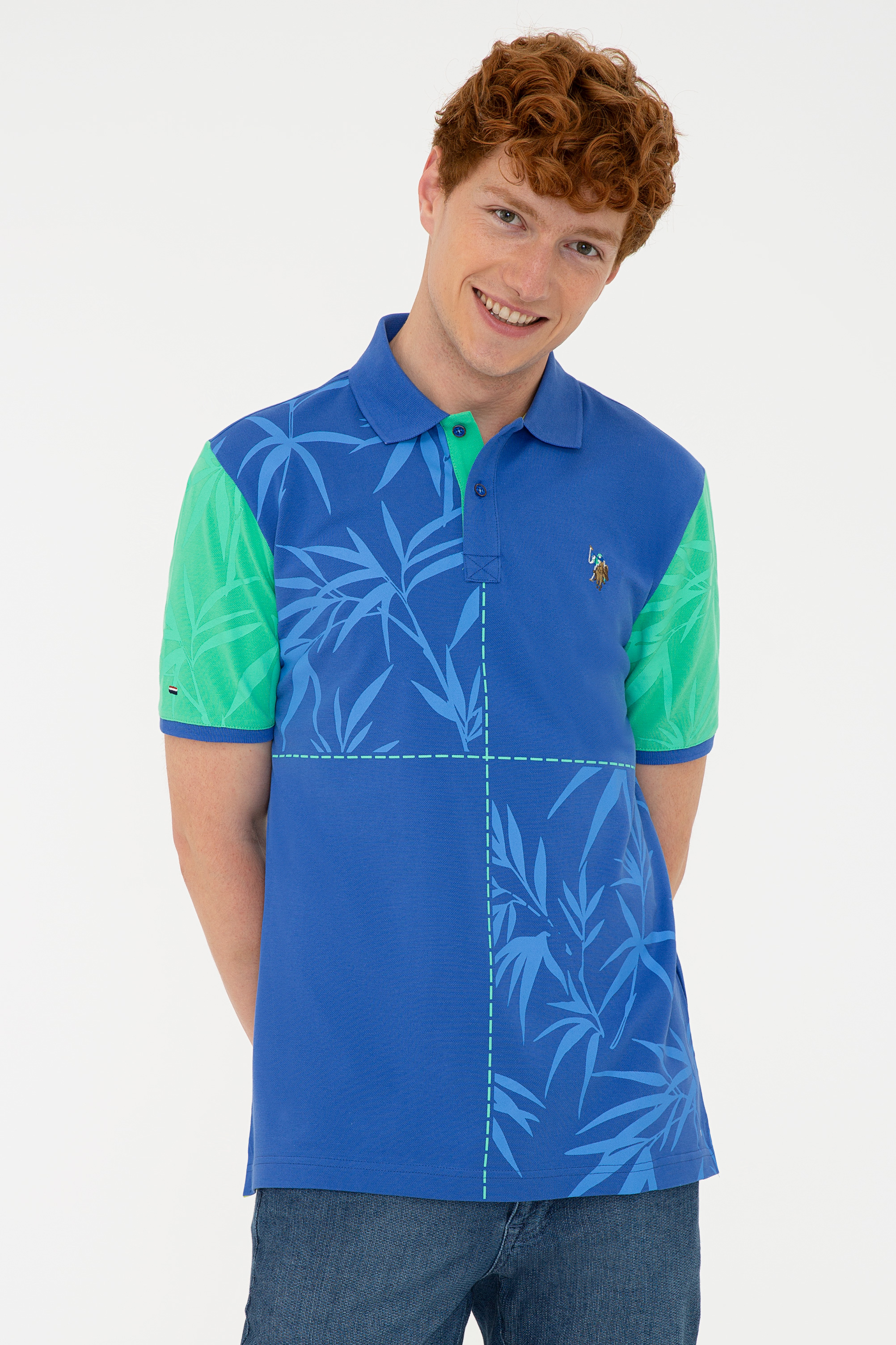 фото Футболка мужская u.s. polo assn. g081sz0110remind синяя s