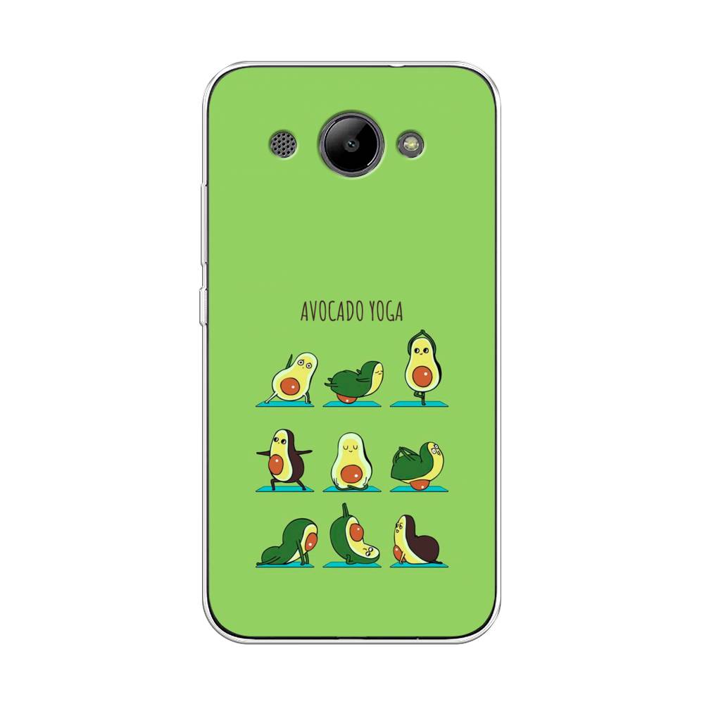 

Чехол Awog "Авокадо йога" для Huawei Y3 2017, 62650-10