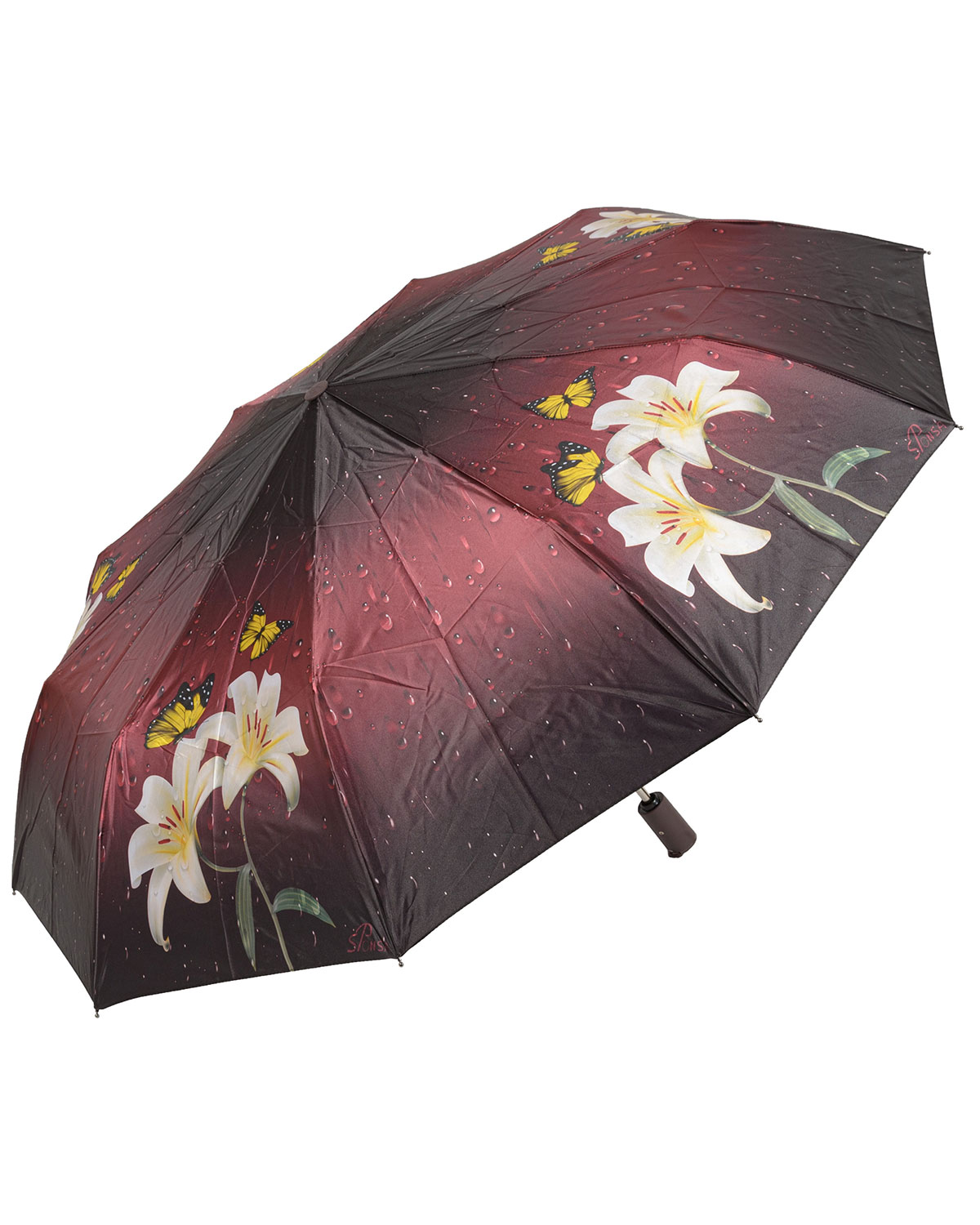 Зонт женский Sponsa 7002-SCP бордовый