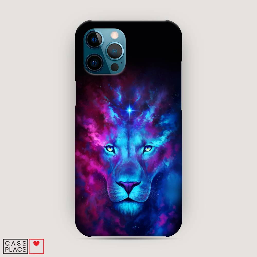 

Пластиковый чехол "Космический лев" на Apple iPhone 12 Pro Max, 12720-1