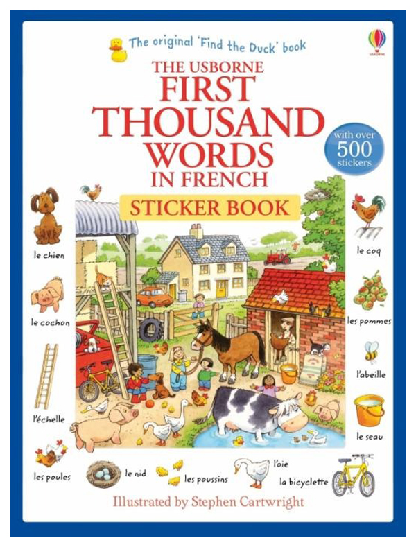 

First 1000 Words in French - Sticker Book