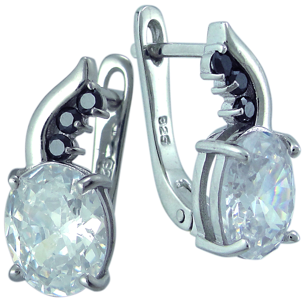 

Серьги женские из серебра Balex Jewellery 2405937674, фианит