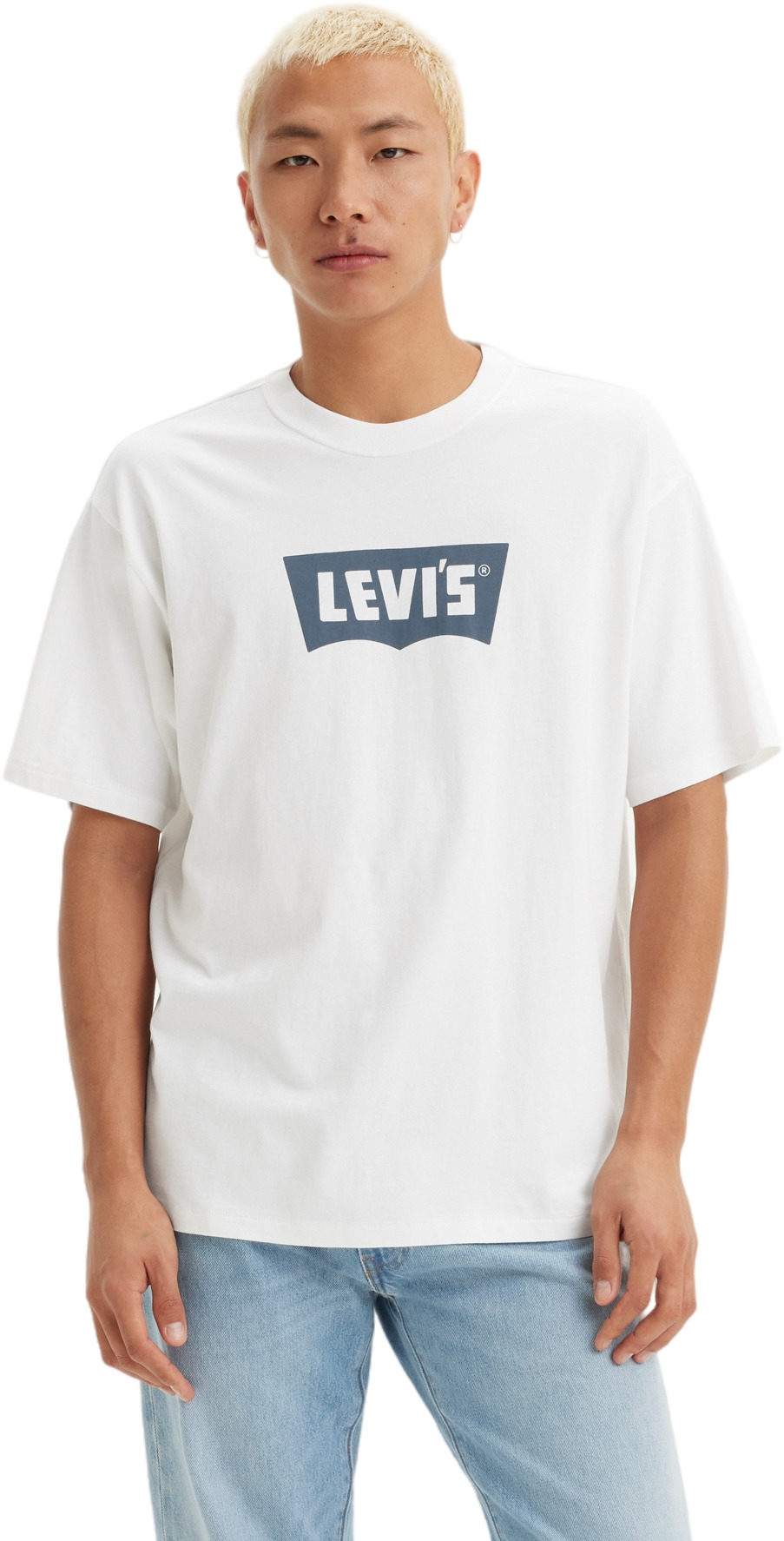 

Футболка мужская Levi's Vintage Batwing Graphic Tee белая L, Белый, Vintage Batwing Graphic Tee