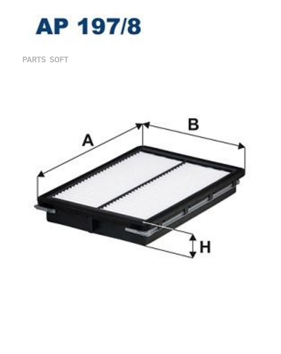 

FILTRON AP197/8 Фильтр воздушный () 1шт