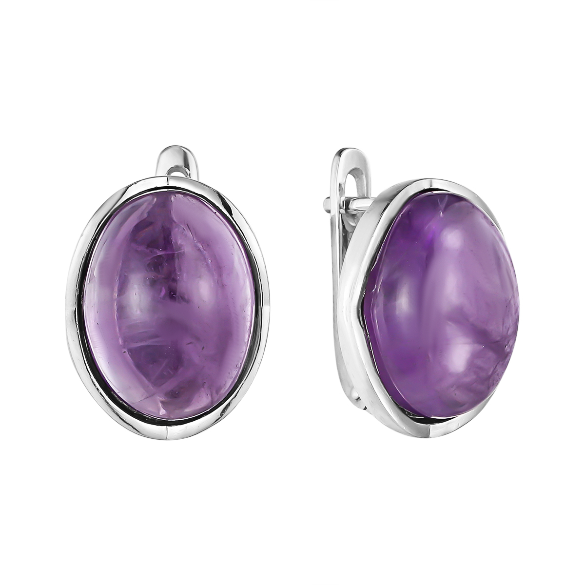 

Серьги из серебра Balex Jewellery 2405937833, аметист, 2405937833
