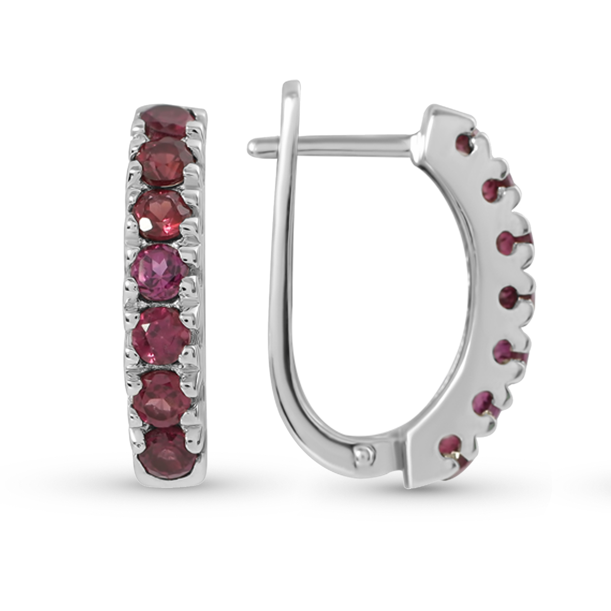 

Серьги из серебра Balex Jewellery 2405937836, родолит, 2405937836