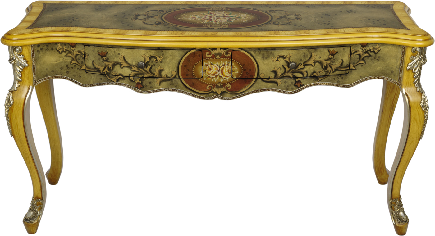 

Стол с 2 ящиками 148x44x81см, Glasar, 035 Мебель классическая