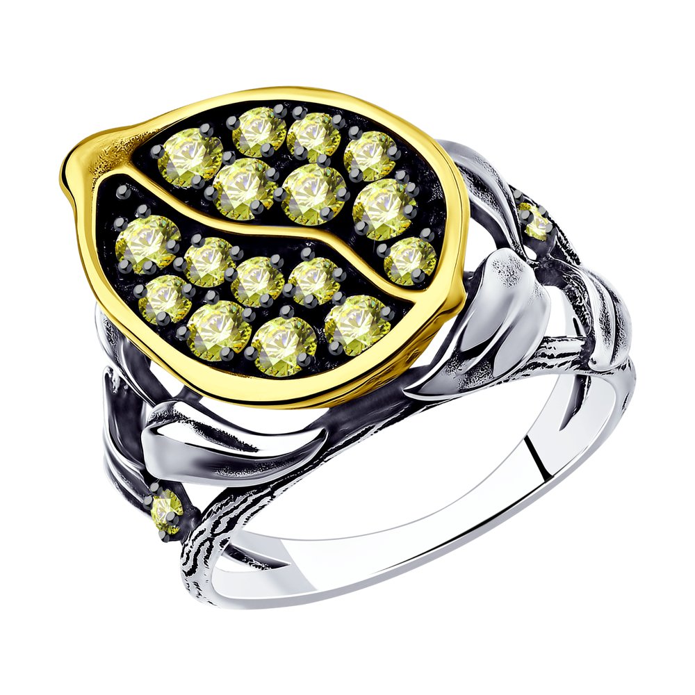 

Кольцо из серебра р. 18,5 SOKOLOV 95010152, фианит, 95010152