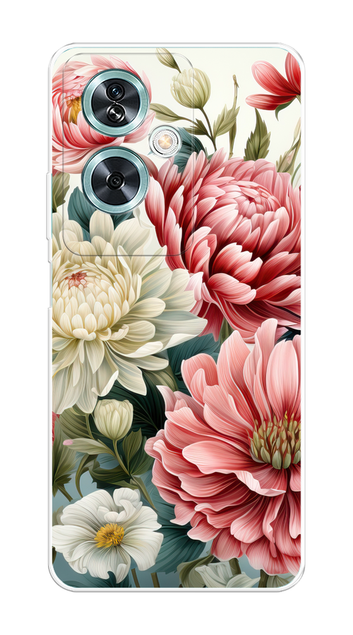

Чехол на OnePlus Nord N30 SE "Садовые цветы рисунок", Розовый;зеленый;белый, 154950-1