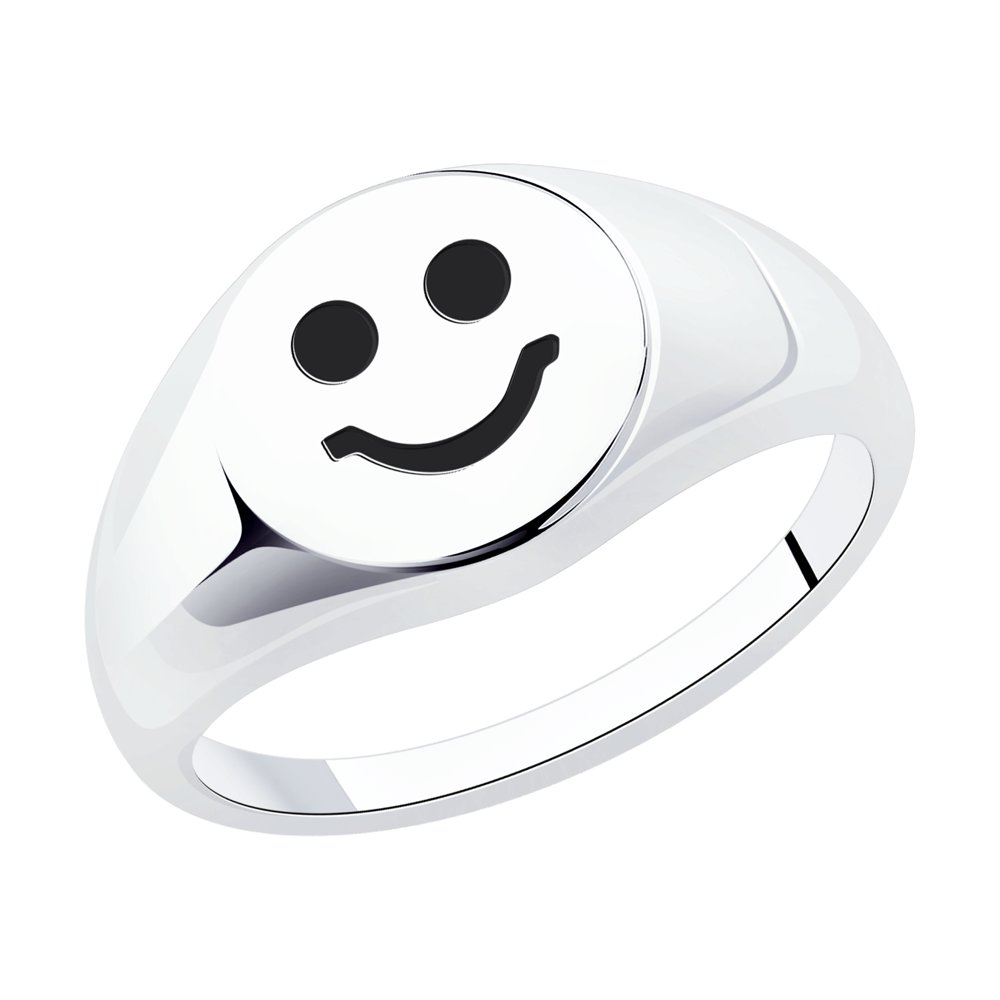 

Кольцо из серебра с эмалью р.19 SOKOLOV 94013466, 94013466