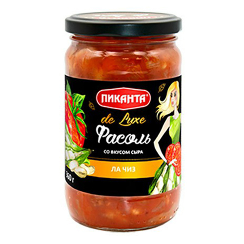 

Фасоль Пиканта Ла Чиз со вкусом сыра 360 г