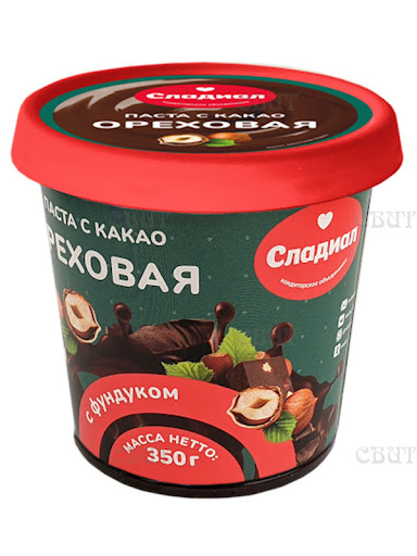 

Паста Sladial с фундуком и какао 350 г