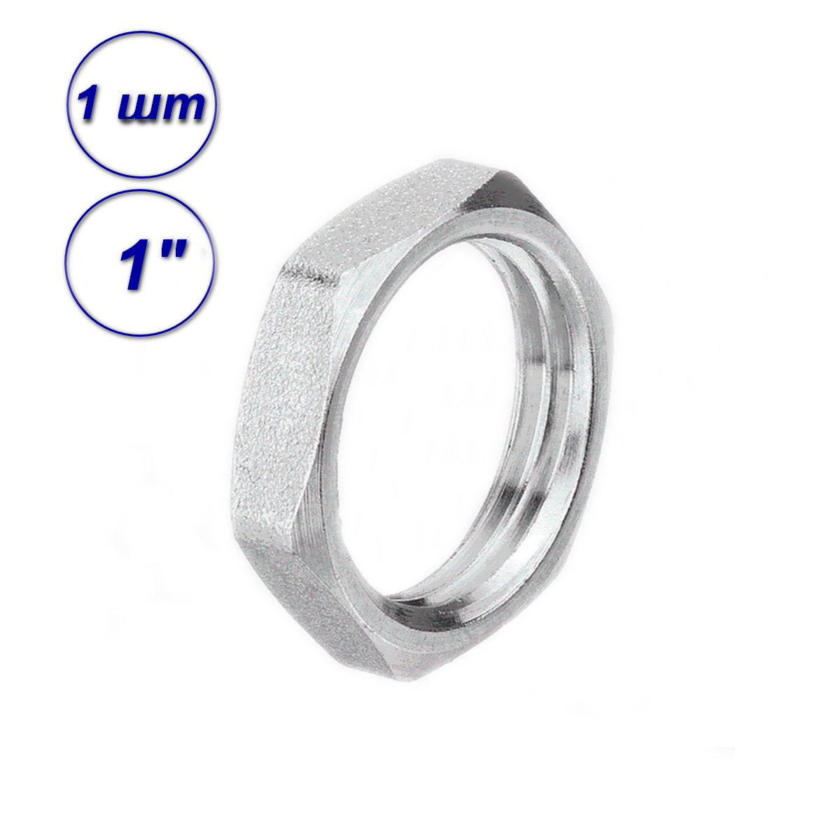 

Контргайка AQUALINK 1"вн (1шт) 02484-SB-k, Серый, 02481