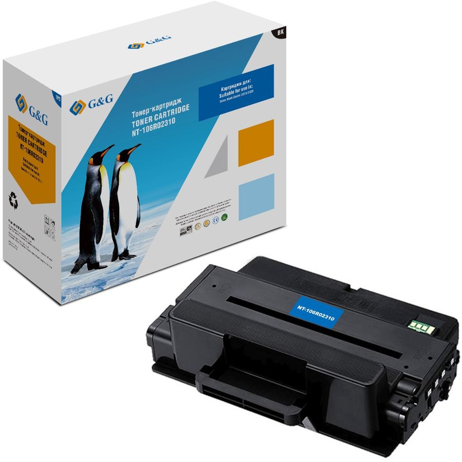 

Картридж лазерный G&G NT-106R02310 черный 5000стр для Xerox WorkCentre 3315 3325, NT-106R02310 черный 5000стр для Xerox WorkCentre 3315 3325